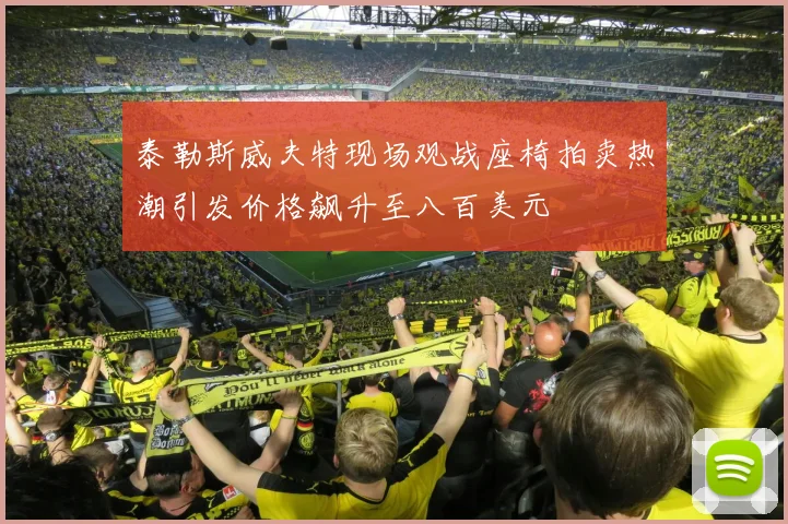 泰勒斯威夫特现场观战座椅拍卖热潮引发价格飙升至八百美元