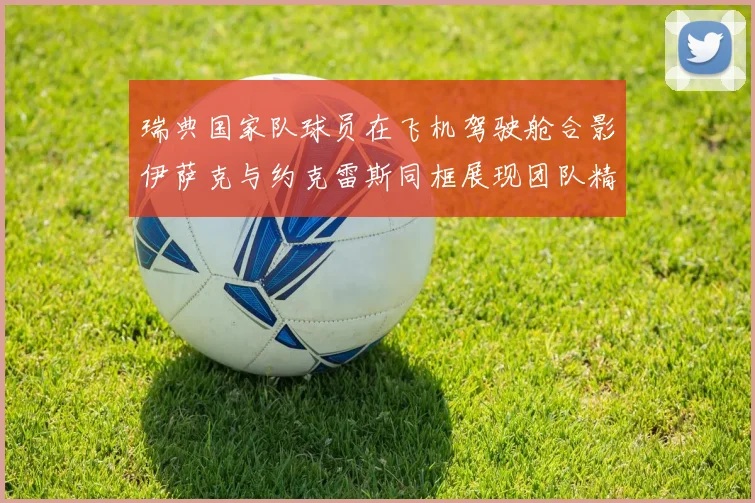 瑞典国家队球员在飞机驾驶舱合影伊萨克与约克雷斯同框展现团队精神